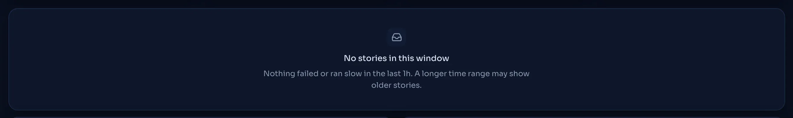 No stories in the time range.