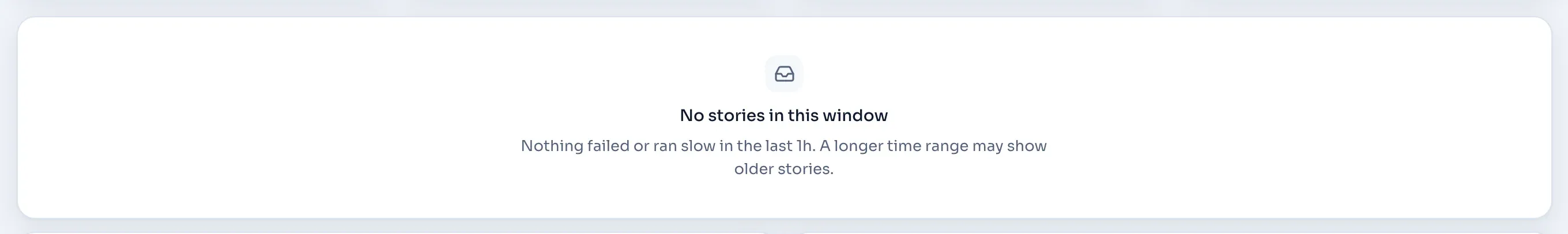 No stories in the time range.